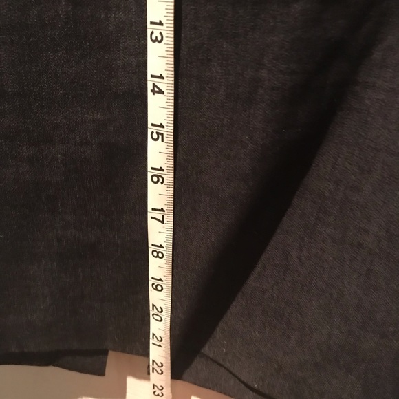 Dark Grey/Blue Smart Set Skirt - Picture 6 of 7